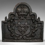 Cast Iron Fireplace Reflector