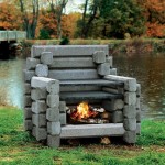 Concrete Fireplace Logs