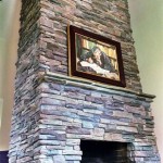 Dry Stack Stone Fireplace Ideas