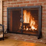 Gas Log Fireplace Glass Doors Open Or Closed