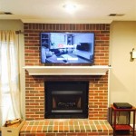 Hanging A Flat Screen Tv On Brick Fireplace