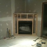 How To Frame A Corner Gas Fireplace