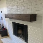 How To Install A Fireplace Mantel Over Brick