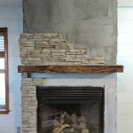 How To Install Stacked Stone Around Fireplace