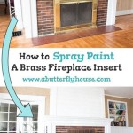 How To Paint A Fireplace Screen