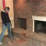 How To Remove Brick Facade For Fireplace