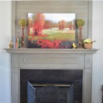 Painting A Fireplace Mantel With Chalk Paint