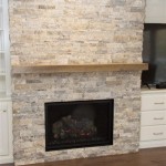Split Face Stone Fireplace