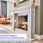 Standard Dimensions Of Fireplace Mantel