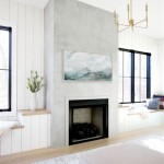 Venetian Plaster Fireplace