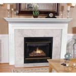 White Wood Fireplace Doors