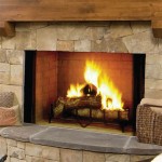 Wood Burning Open Fireplace